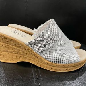 Jildor NEW wedge sandal slides size 38 7